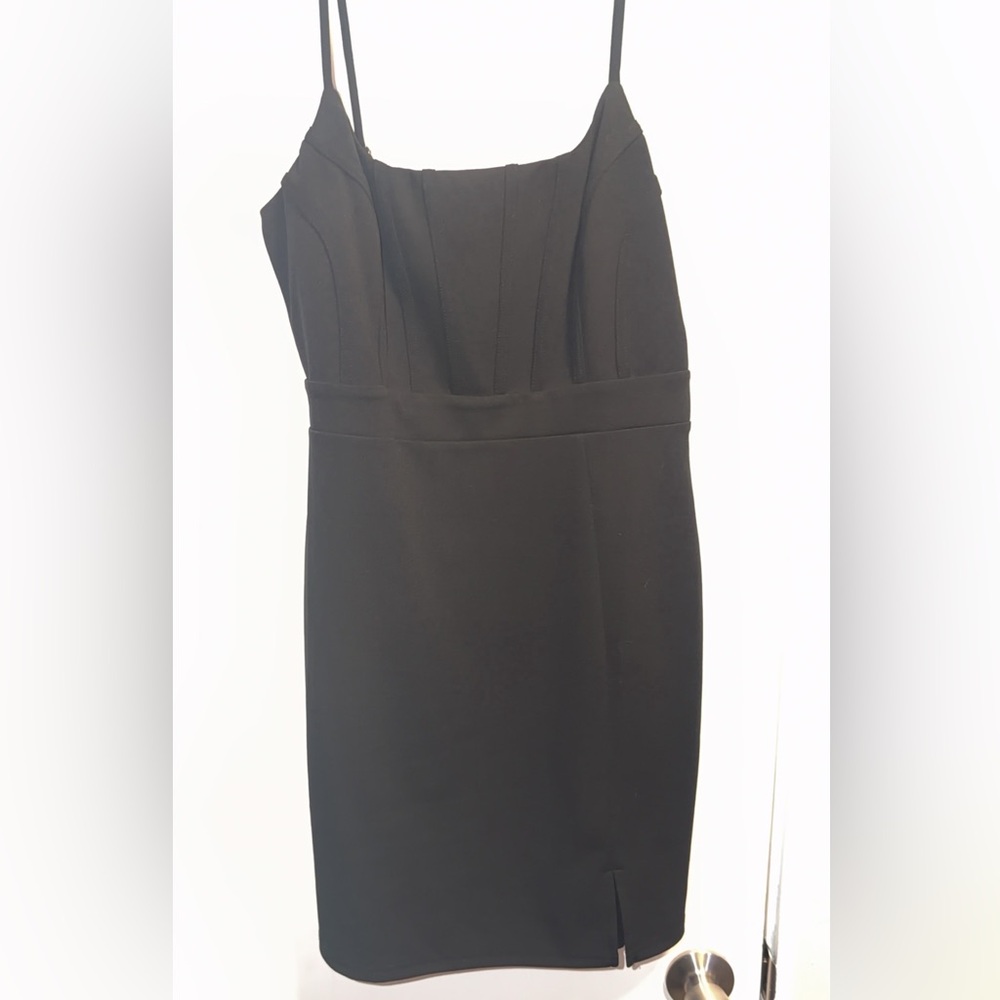 Chic Black Midi Dress